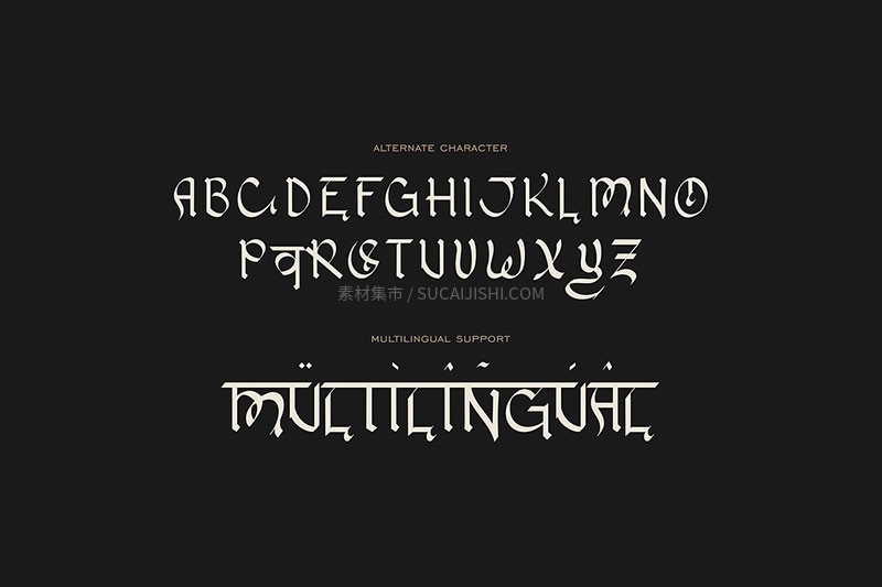 Shavanshi Rajdhani 印度风英文字体